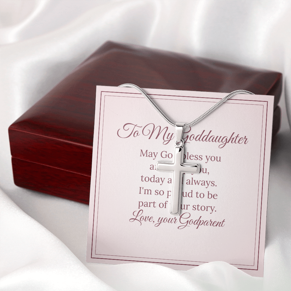 Cross Necklace – To My Goddaughter
