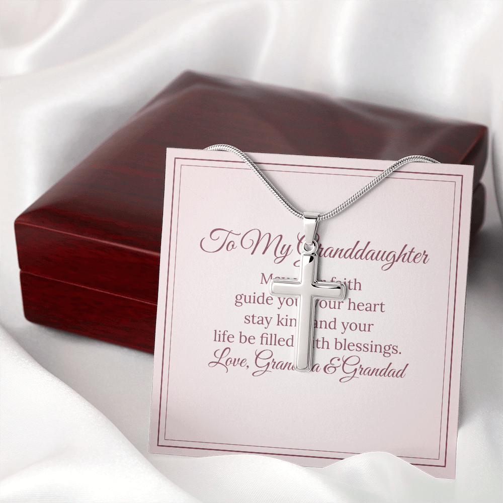 Cross Necklace – To My Granddaughter