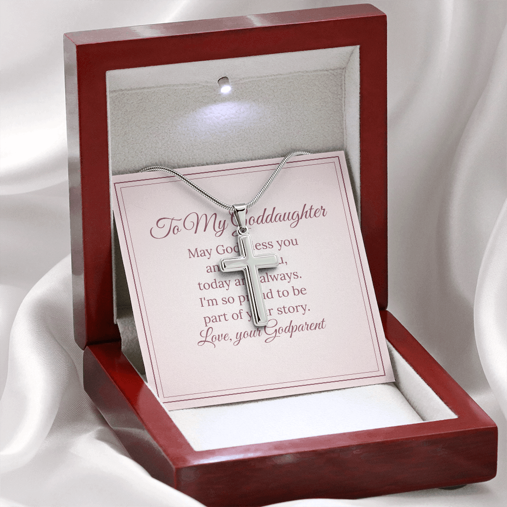 Cross Necklace – To My Goddaughter