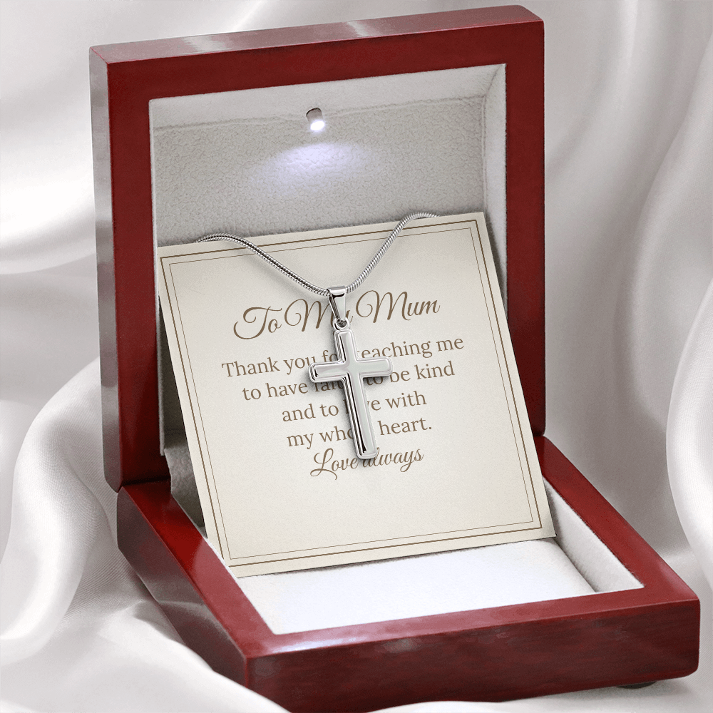 Cross Necklace – To My Mum