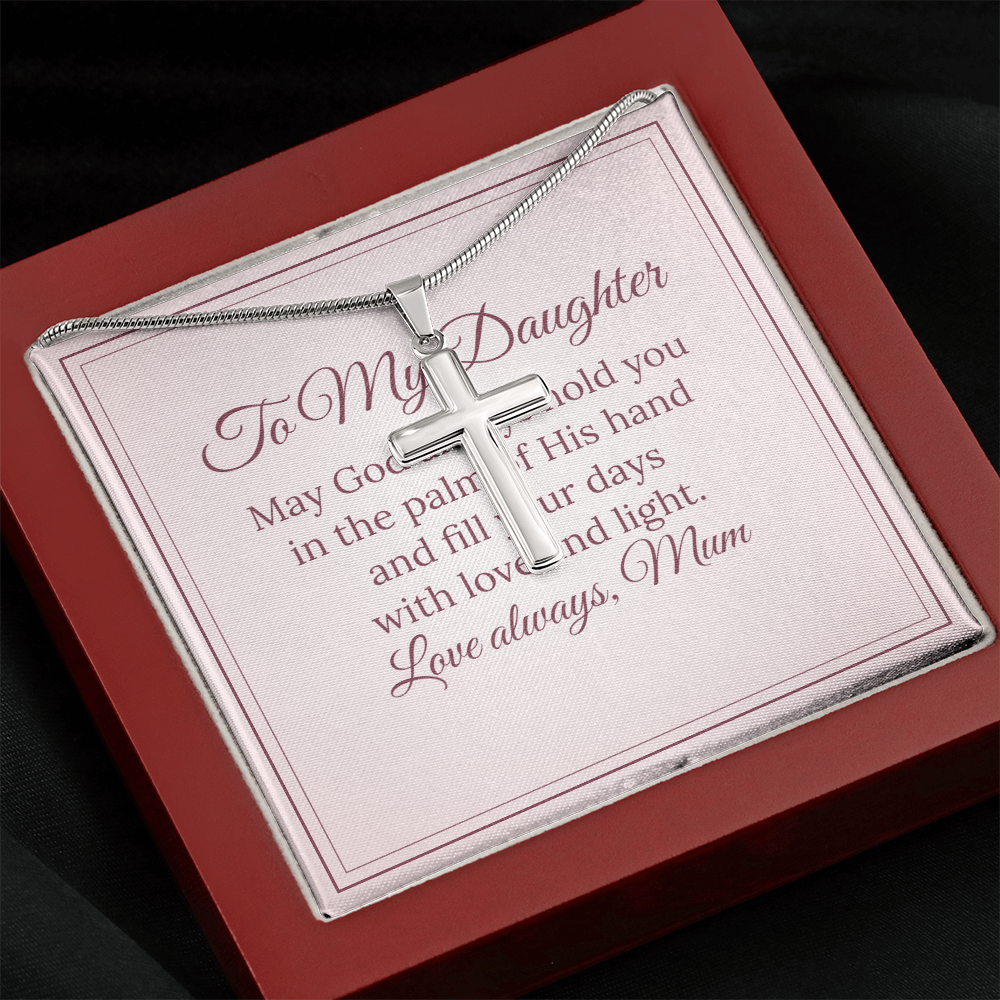 Cross Necklace – To My Daughter