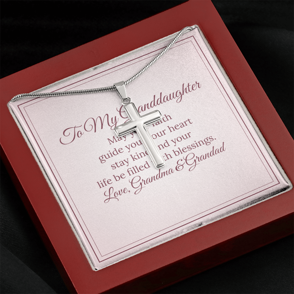 Cross Necklace – To My Granddaughter