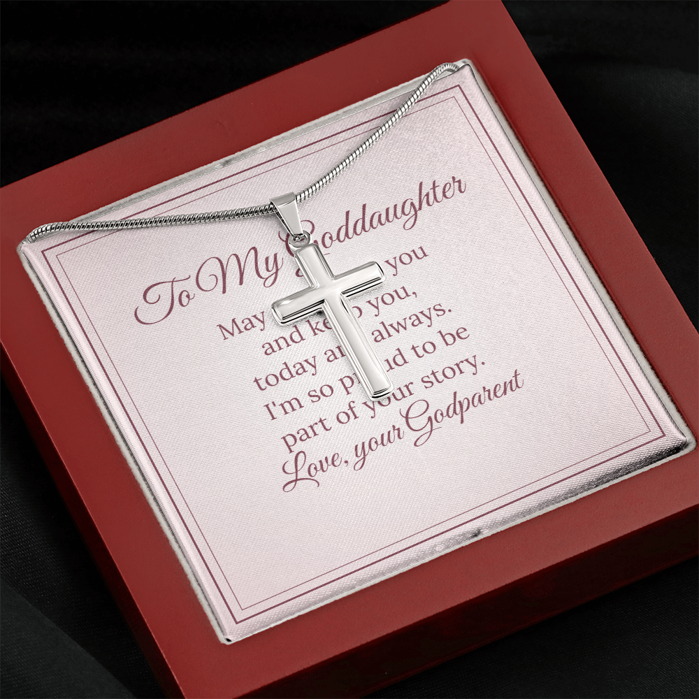 Cross Necklace – To My Goddaughter