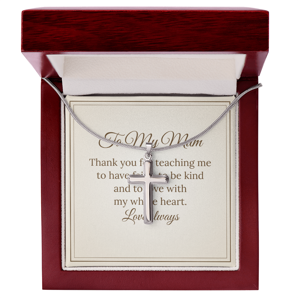 Cross Necklace – To My Mum