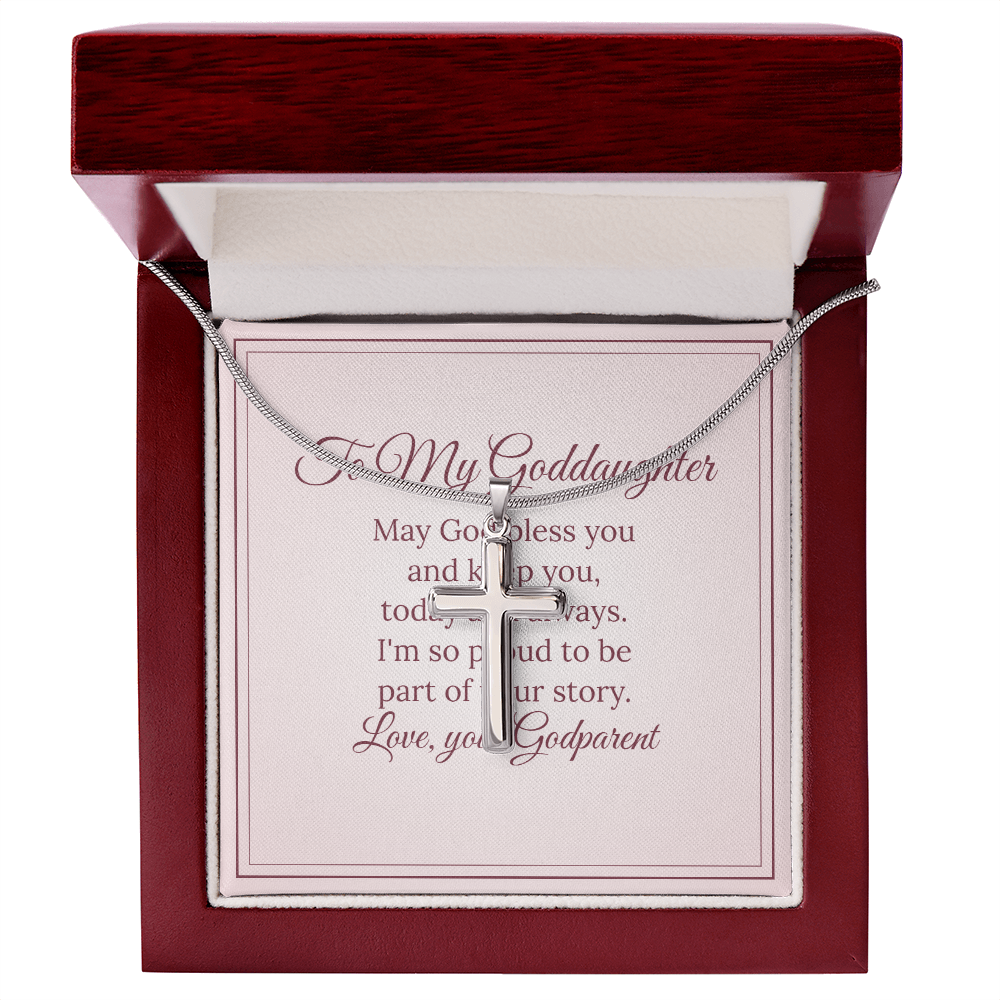 Cross Necklace – To My Goddaughter