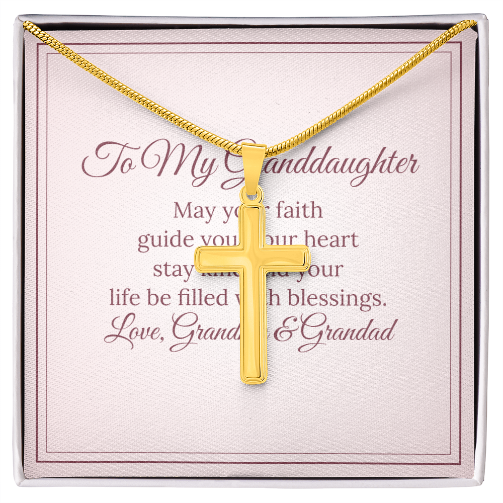 Cross Necklace – To My Granddaughter