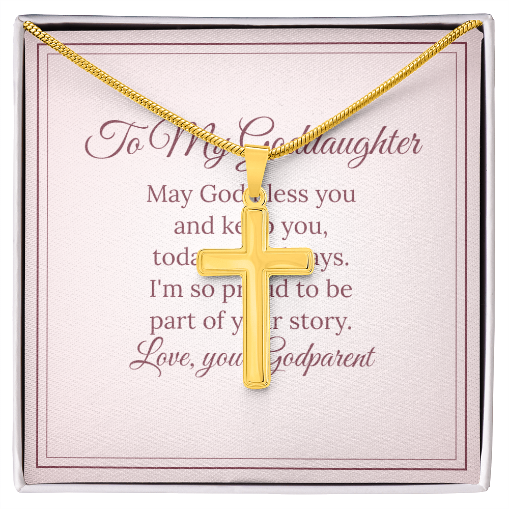 Cross Necklace – To My Goddaughter