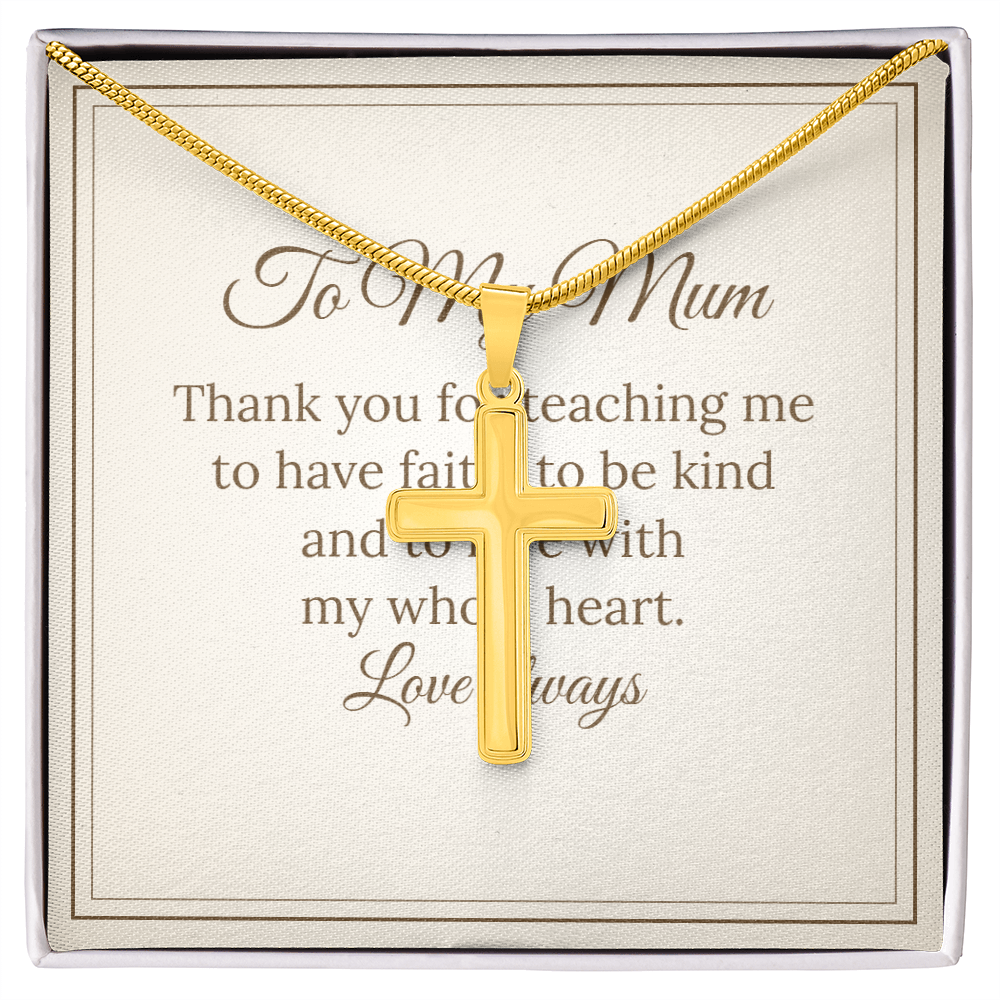 Cross Necklace – To My Mum