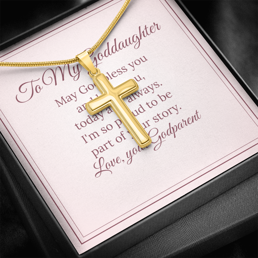 Cross Necklace – To My Goddaughter