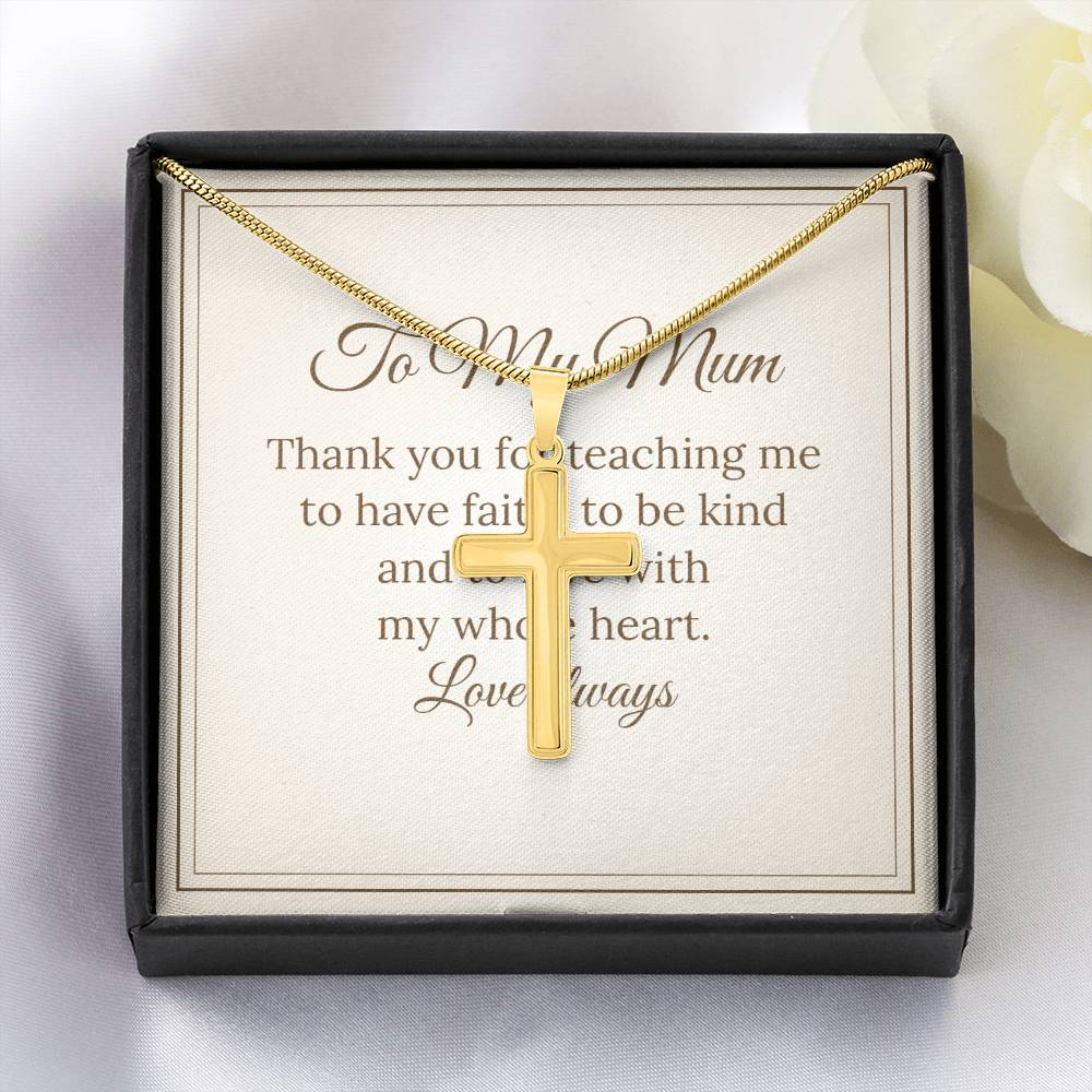 Cross Necklace – To My Mum