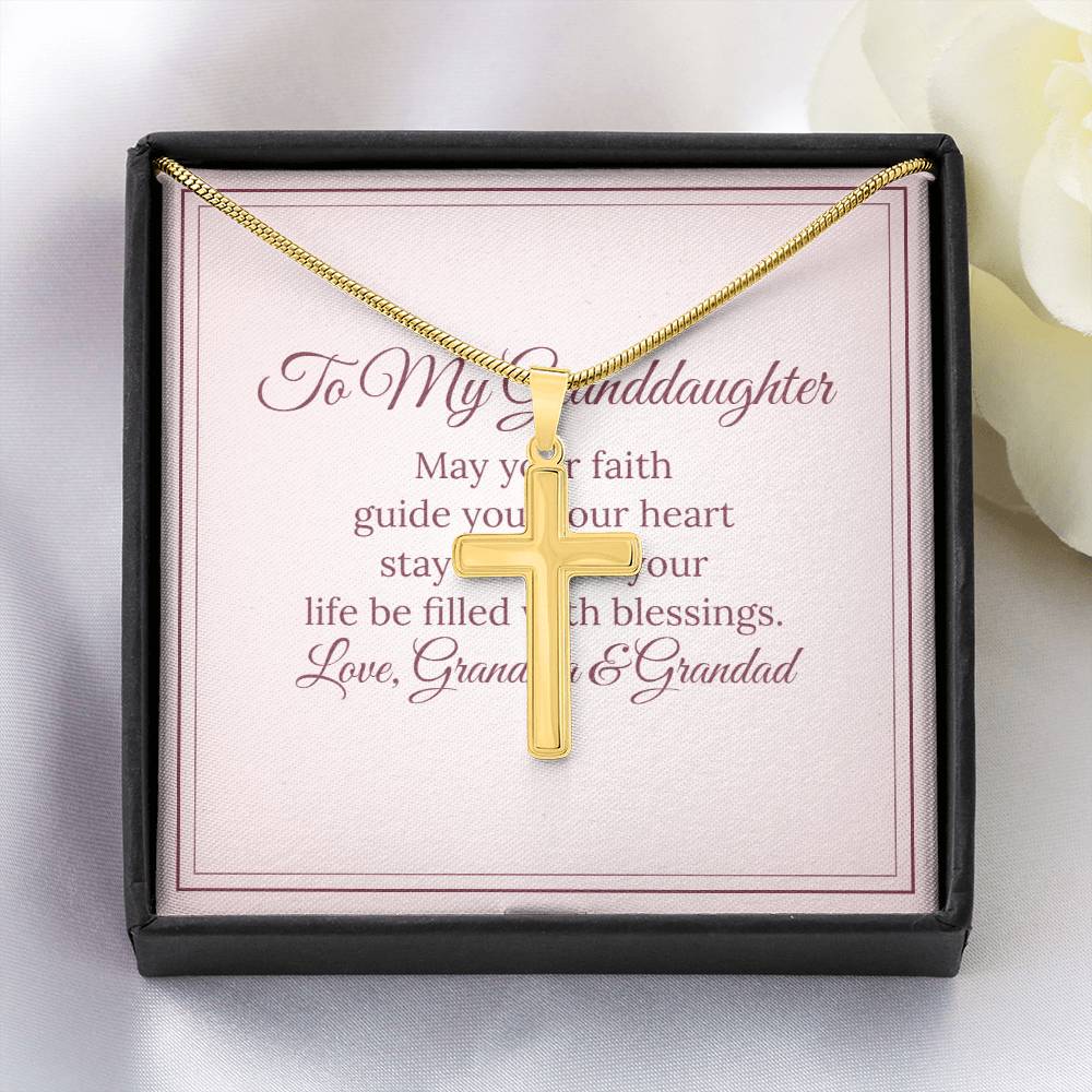 Cross Necklace – To My Granddaughter