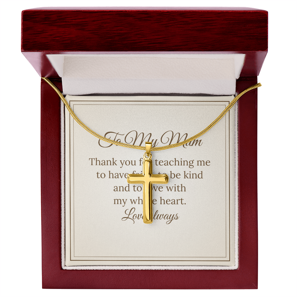 Cross Necklace – To My Mum