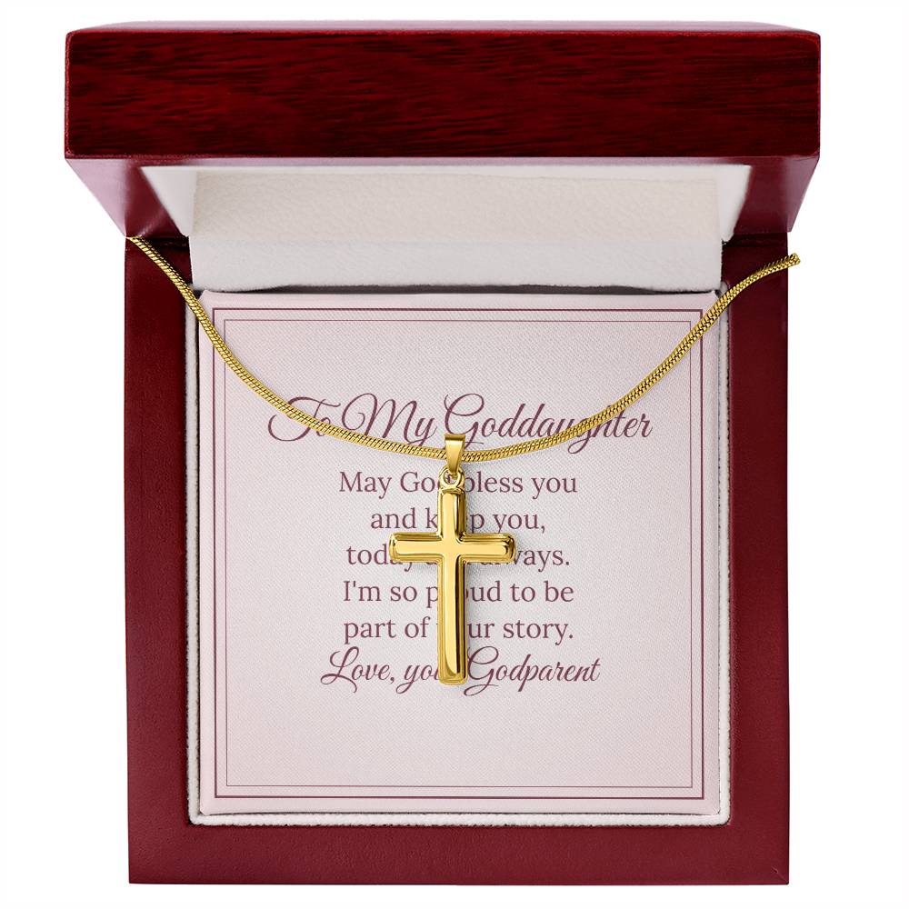 Cross Necklace – To My Goddaughter