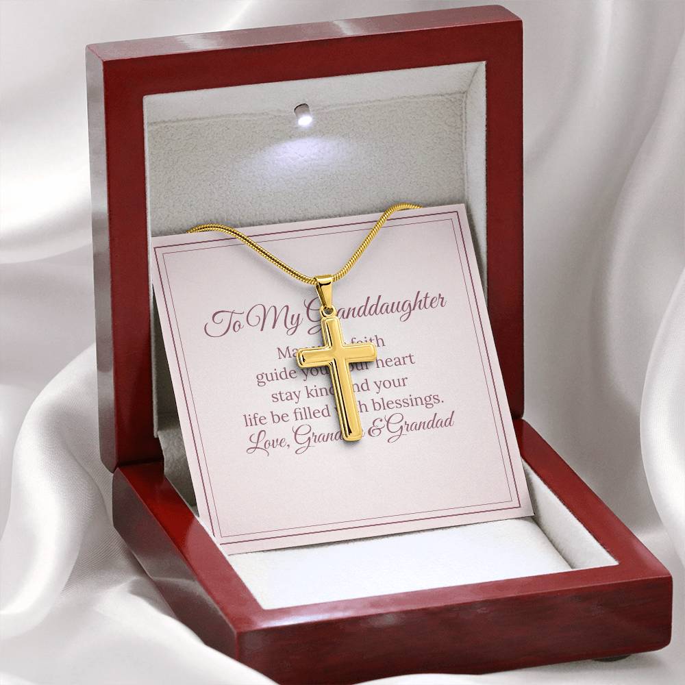 Cross Necklace – To My Granddaughter
