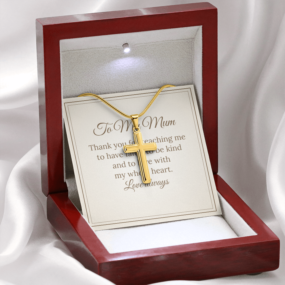 Cross Necklace – To My Mum