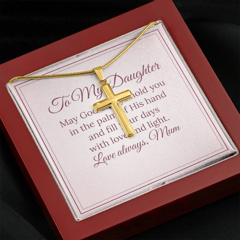 Cross Necklace – To My Daughter