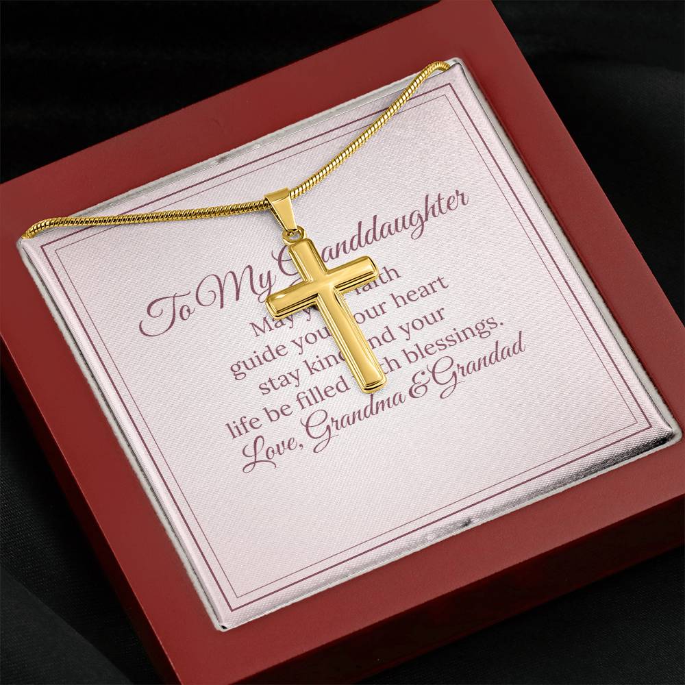 Cross Necklace – To My Granddaughter