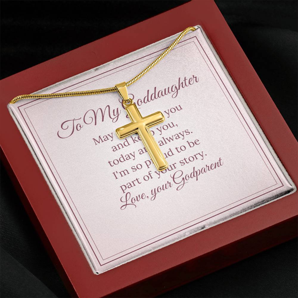 Cross Necklace – To My Goddaughter