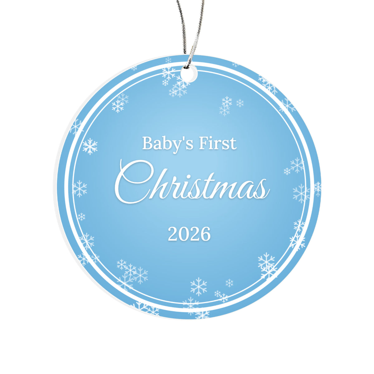 Baby's First Christmas 2026 – Christmas Ornament