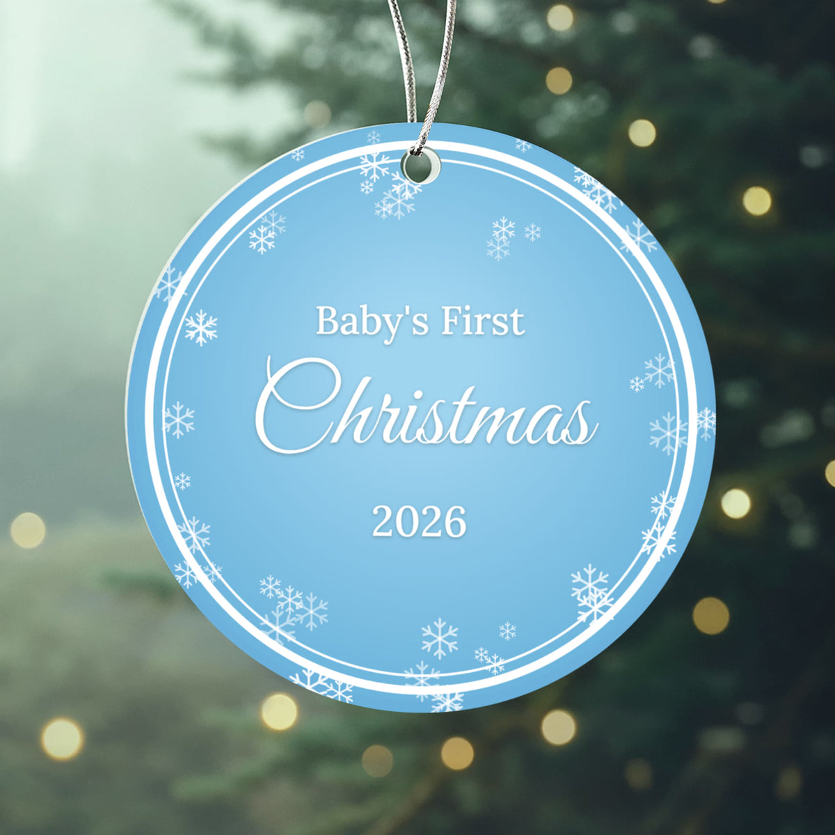 Baby's First Christmas 2026 – Christmas Ornament