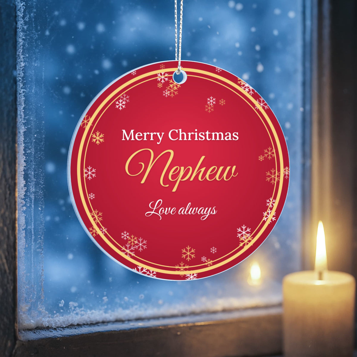 Merry Christmas Nephew – Christmas Ornament