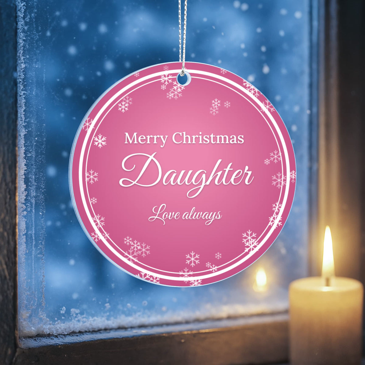 Merry Christmas Daughter – Christmas Ornament