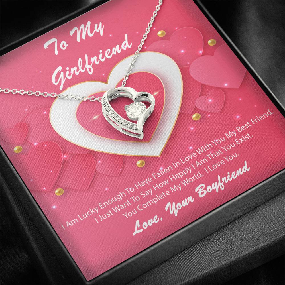 Forever Love Necklace - Pink Delight - Girlfriend