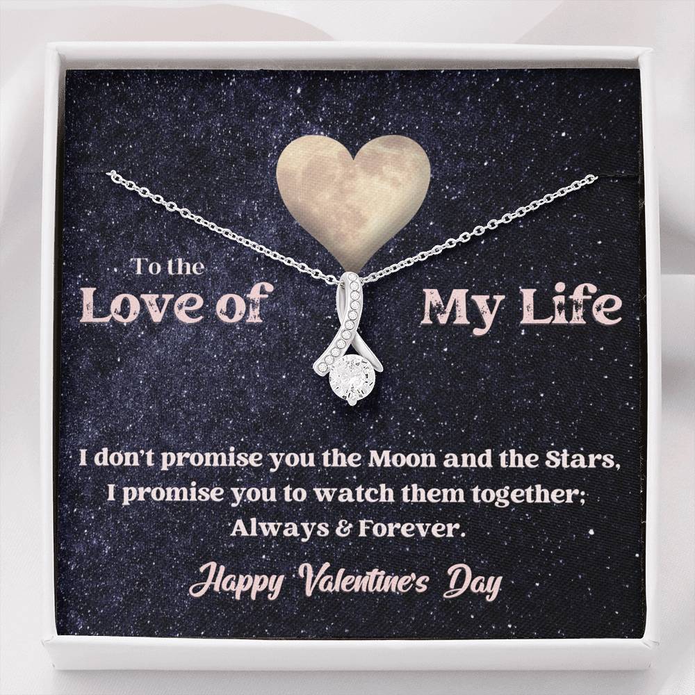 Alluring Beauty Necklace - Moon and Stars - Valentine