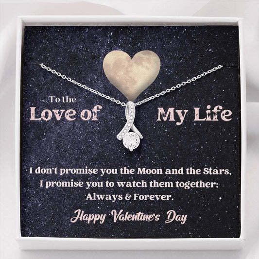 Alluring Beauty Necklace - Moon and Stars - Valentine