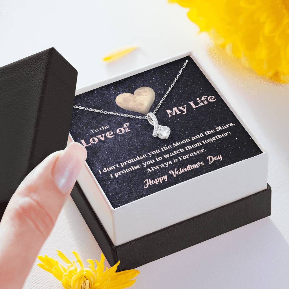 Alluring Beauty Necklace - Moon and Stars - Valentine