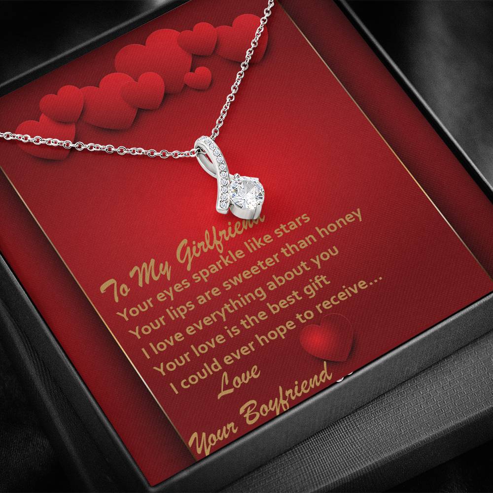 Alluring Beauty Necklace - Red Hearts - Girlfriend